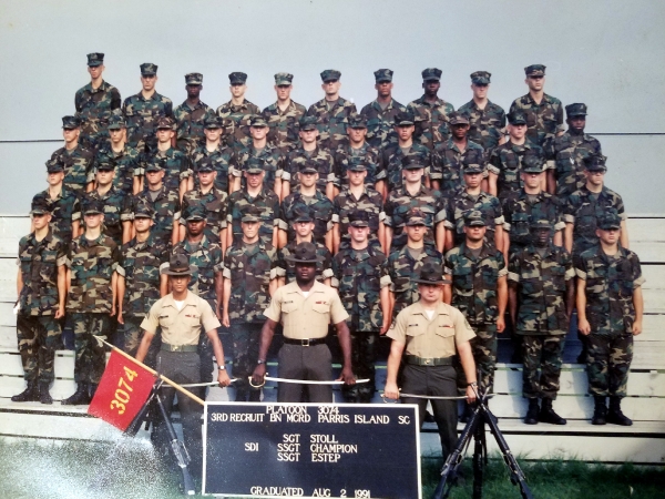1991,MCRD Parris Island,Platoon 3074