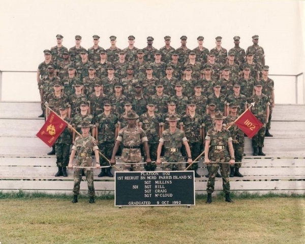 1992,MCRD Parris Island,Platoon 1102