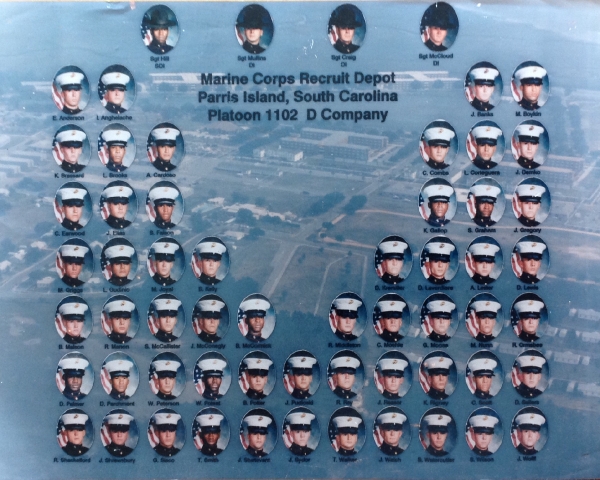 1992,MCRD Parris Island,Platoon 1102