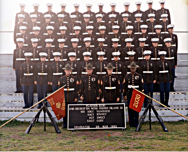 1993,MCRD Parris Island,Platoon 2030