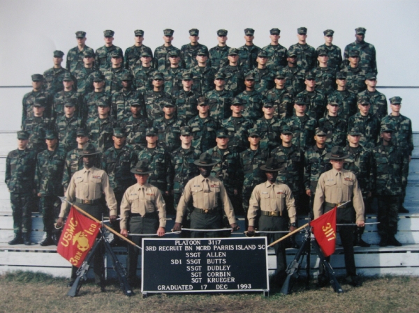 1993,MCRD Parris Island,Platoon 3117