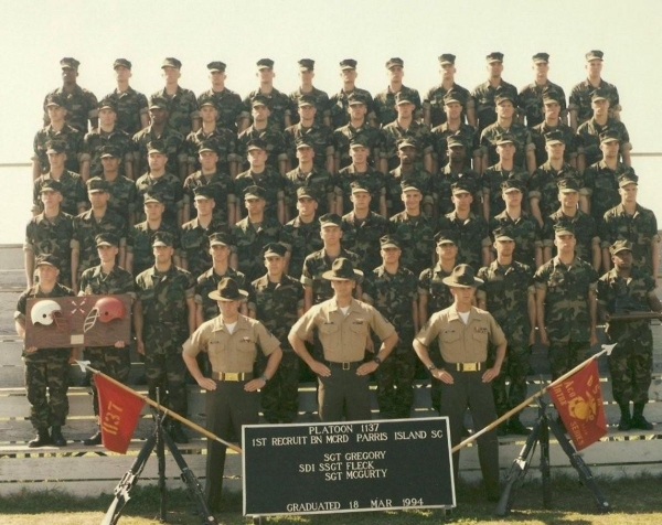 1994,MCRD Parris Island,Platoon 1137