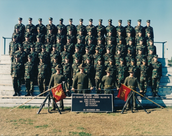 1994,MCRD Parris Island,Platoon 1034