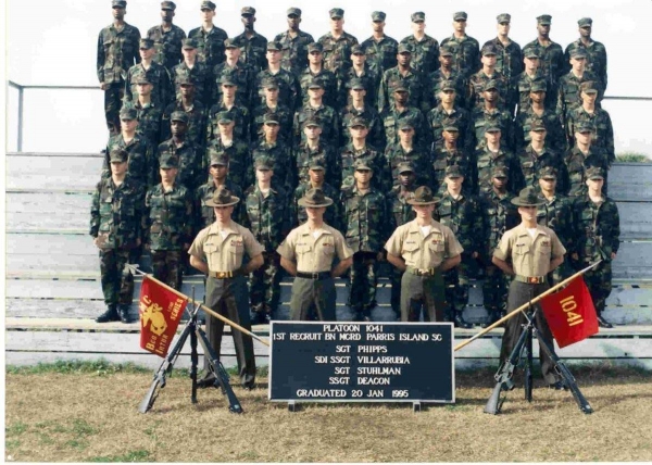 1995,MCRD Parris Island,Platoon 1041
