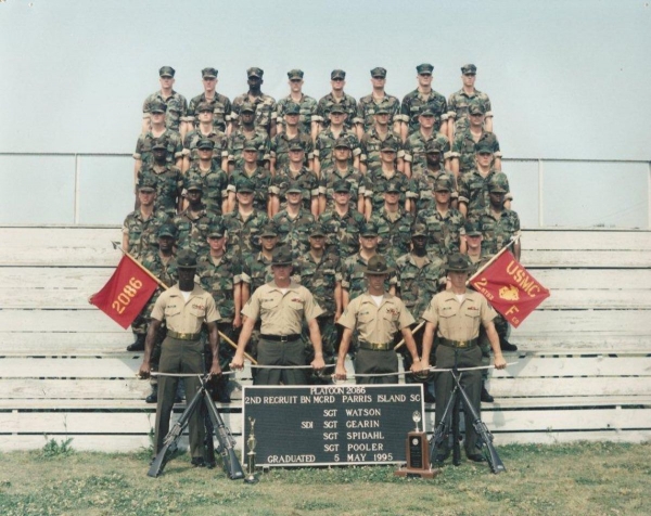 1995,MCRD Parris Island,Platoon 2086