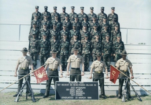 1996,MCRD Parris Island,Platoon 1073