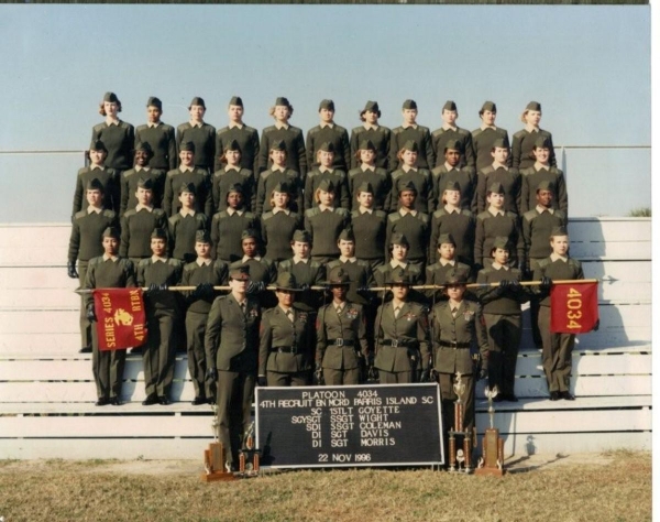 1996,MCRD Parris Island,Platoon 4034