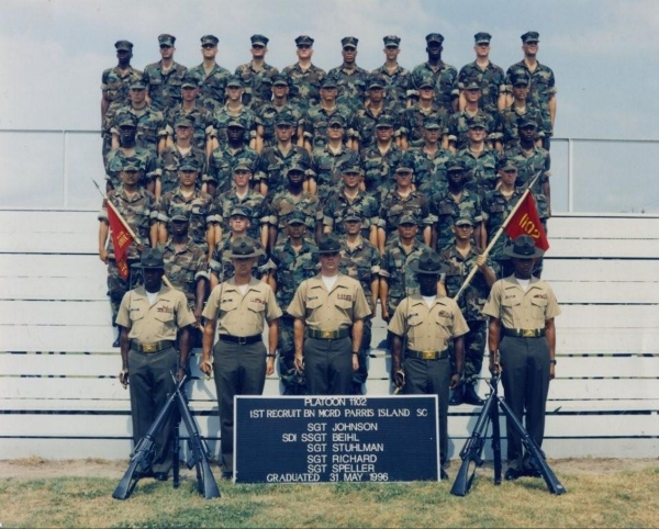 1996,MCRD Parris Island,Platoon 1102