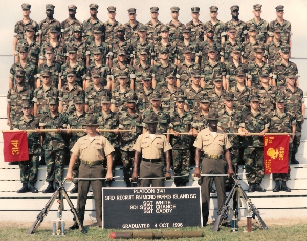 1996,MCRD Parris Island,Platoon 3141