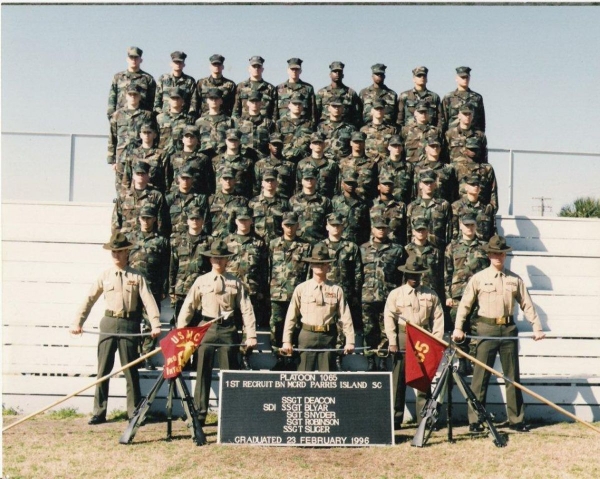 1996,MCRD Parris Island,Platoon 1065
