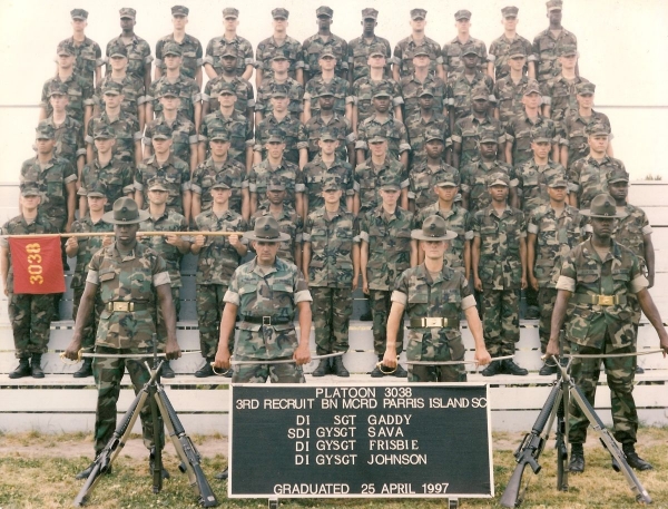 1997,MCRD Parris Island,Platoon 3038