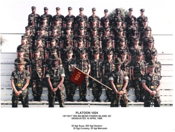1998,MCRD Parris Island,Platoon 1024