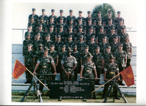 1999,MCRD Parris Island,Platoon 2034