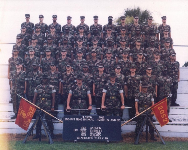 1999,MCRD Parris Island,Platoon 2052