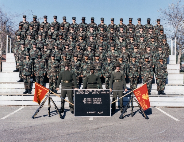 2002,MCRD Parris Island,Platoon 2004