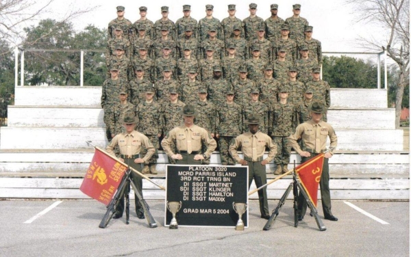 2004,MCRD Parris Island,Platoon 3020