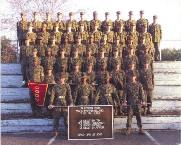 2006,MCRD Parris Island,Platoon 2000