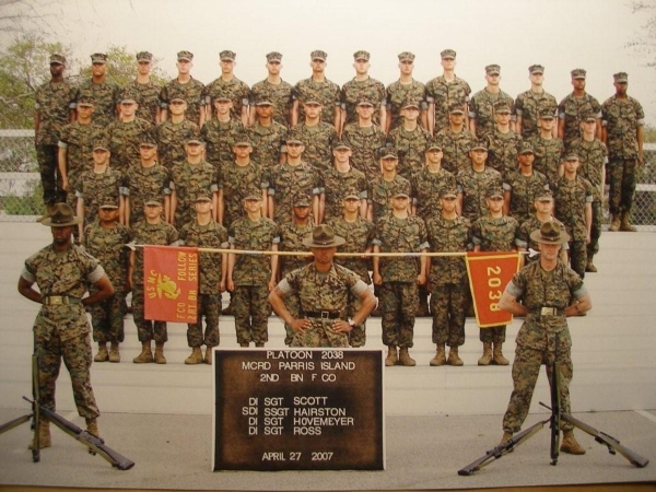2007,MCRD Parris Island,Platoon 2038
