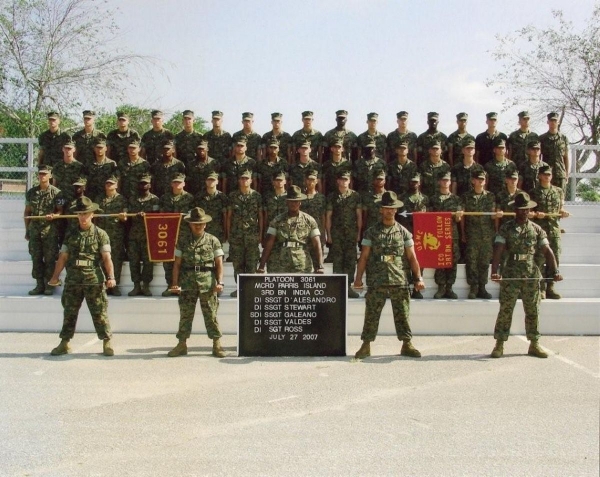 2007,MCRD Parris Island,Platoon 3061
