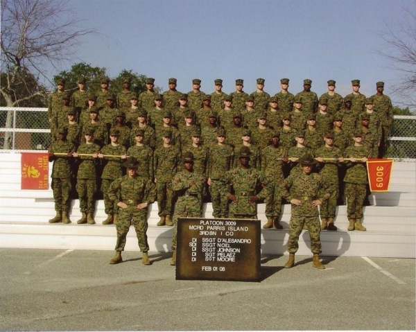 2008,MCRD Parris Island,Platoon 3009