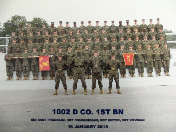 2013,MCRD Parris Island,Platoon 1002