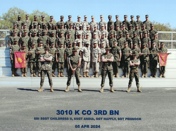 2024, MCRD Parris Island, Platoon 3010