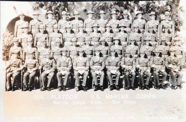 1937,MCRD San Diego,Platoon 9