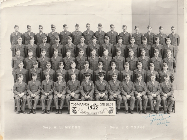 1942, Marine Corps Base San Diego, Platoon 955