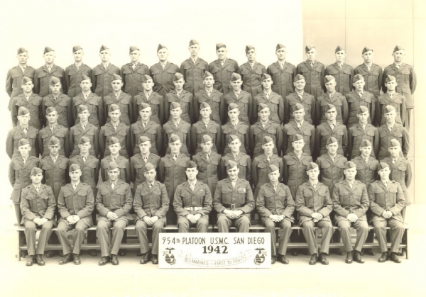 1942,MCRD San Diego,Platoon 954