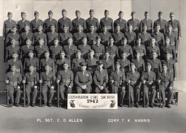 1942,MCRD San Diego,Platoon 1225