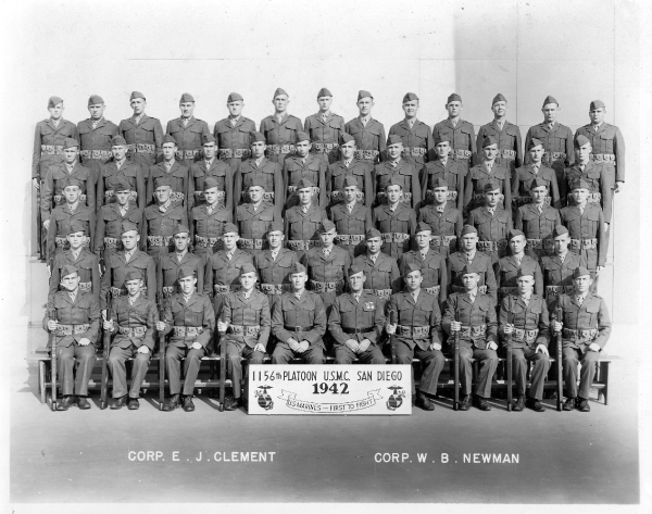 1942,Marine Corps Base San Diego,Platoon 1156
