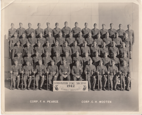 1942,Marine Corps Base San Diego,Platoon 1188