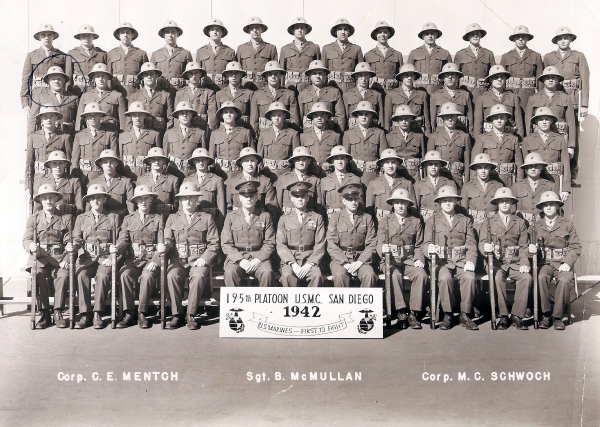 1942,Marine Corps Base San Diego,Platoon 195