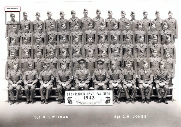 1942,Marine Corps Base San Diego,Platoon 643