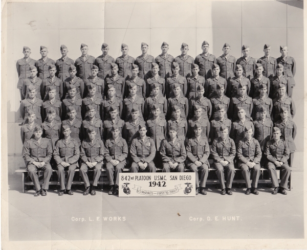 1942,Marine Corps Base San Diego,Platoon 842