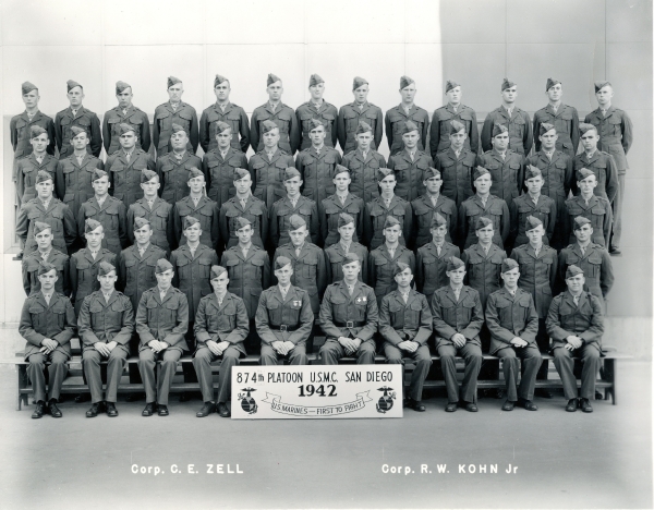 1942,Marine Corps Base San Diego,Platoon 874