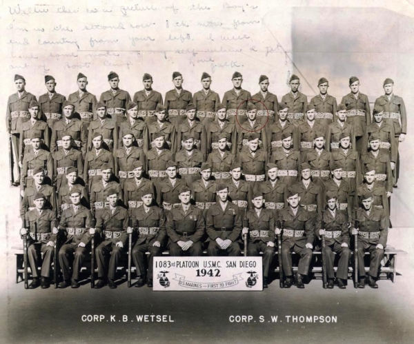 1942,MCRD San Diego,Platoon 1083