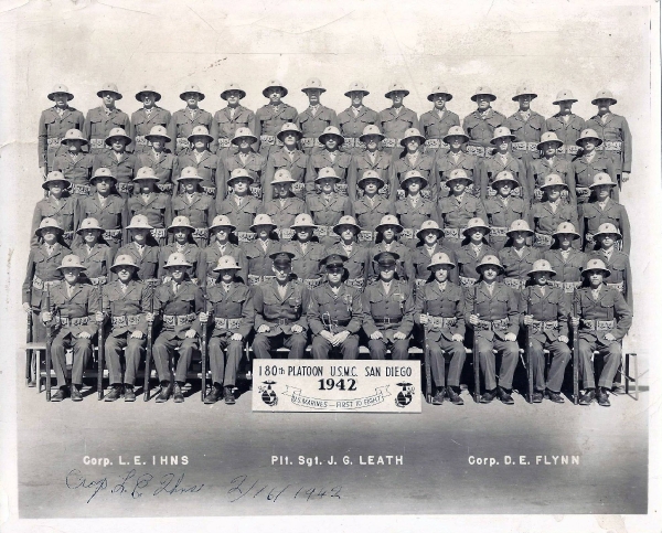 1942,MCRD San Diego,Platoon 180