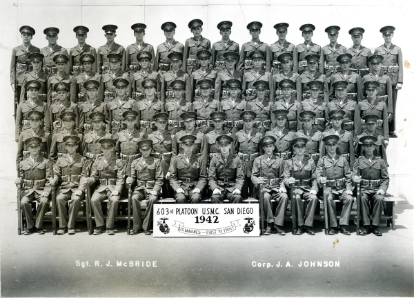 1942,MCRD San Diego,Platoon 603