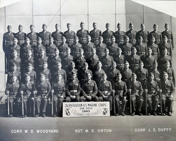 1943, Marine Corps Base San Diego, Platoon 267