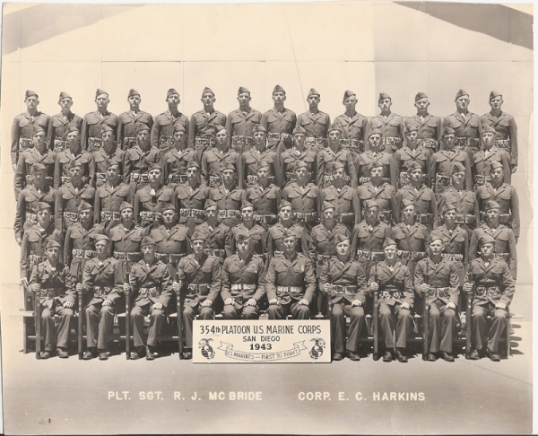 1943,MCRD San Diego,Platoon 354