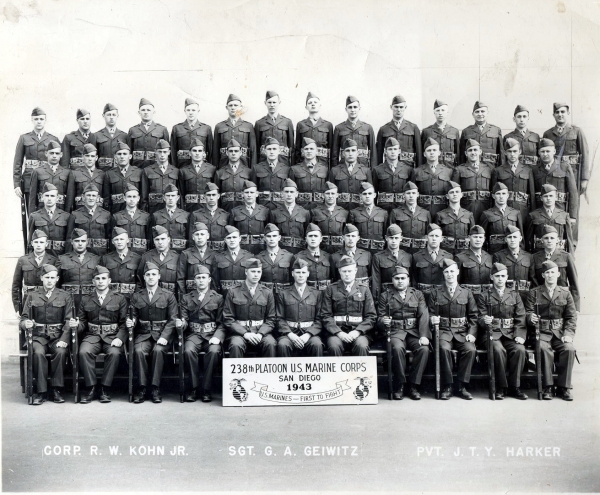 1943,Marine Corps Base San Diego,Platoon 238
