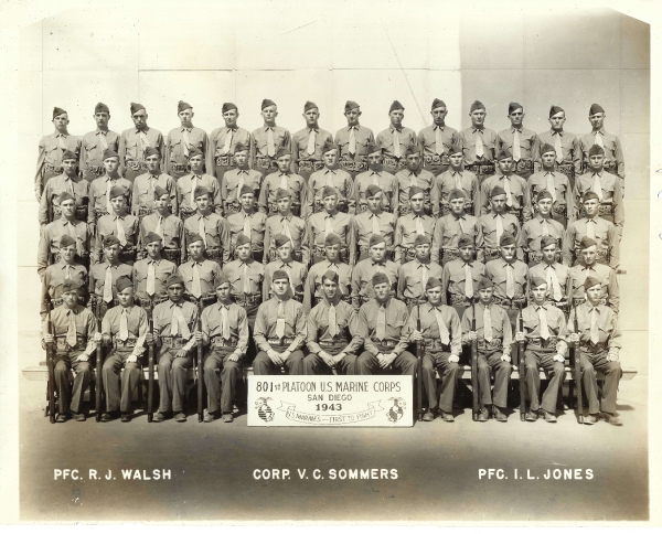 1943,Marine Corps Base San Diego,Platoon 801