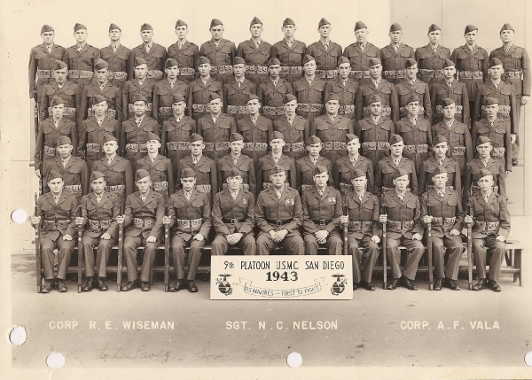 1943,Marine Corps Base San Diego,Platoon 9