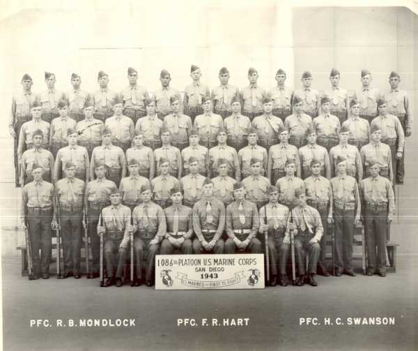1943,MCRD San Diego, 1086th Platoon