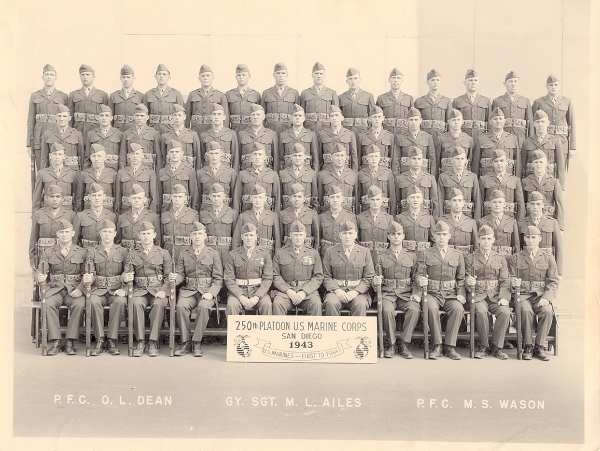 1943,MCRD San Diego,Platoon 250