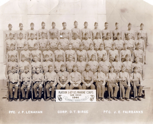 1944,Marine Corps Base San Diego,Platoon 149
