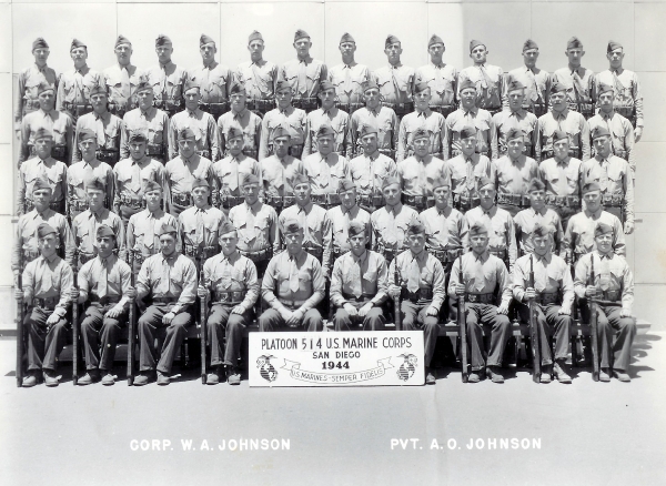 1944,Marine Corps Base San Diego,Platoon 514