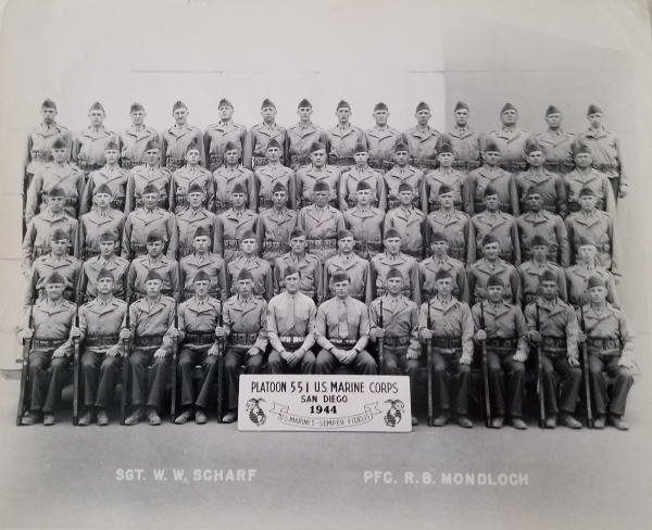 1944,Marine Corps Base San Diego,Platoon 551