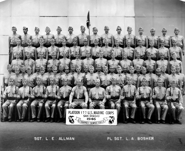 1946, Marine Corps Base San Diego, Platoon 177